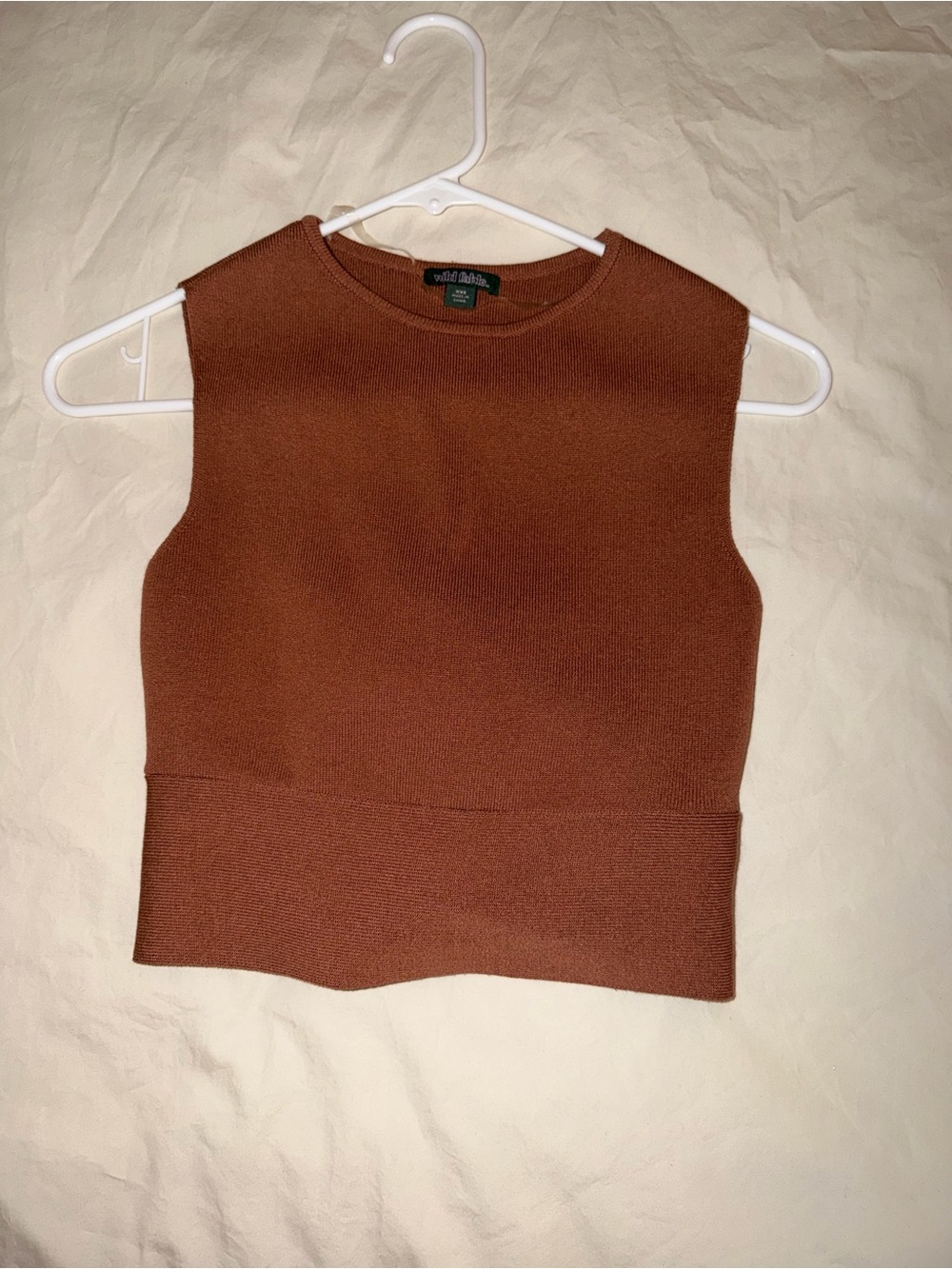 wild fable Sleeveless Knit Tank — Rust